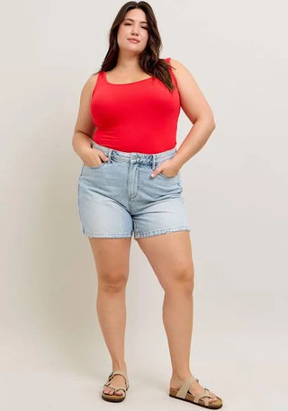 Judy Blue High Waist Rigid Magic Denim Shorts #150255