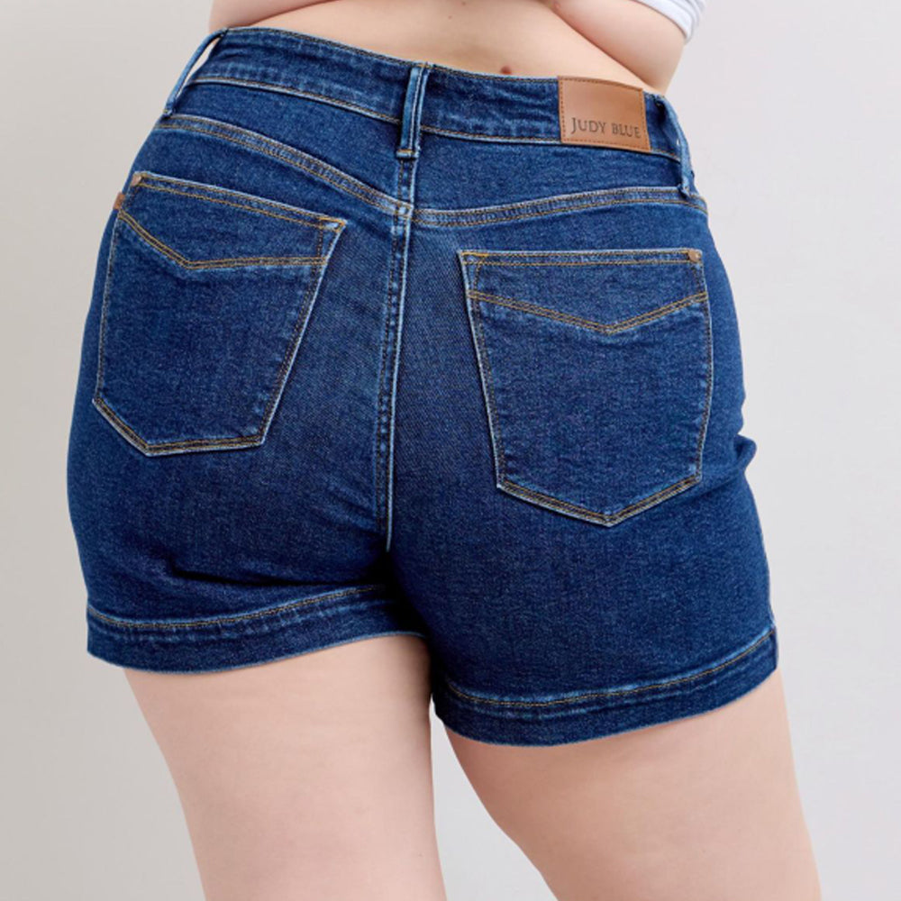 Judy Blue High Waist Tummy Control Denim Shorts #150333