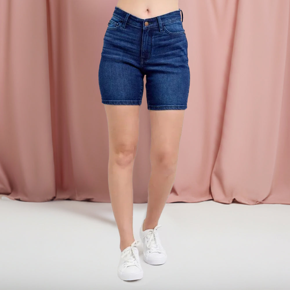 Judy Blue High Waist V-Front Bermuda Shorts #15293