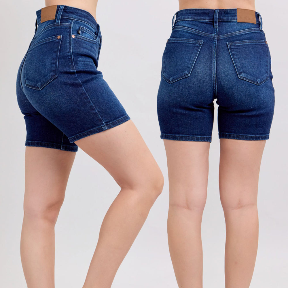 Judy Blue High Waist V-Front Bermuda Shorts #15293