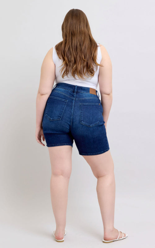 Judy Blue High Waist V-Front Bermuda Shorts #15293