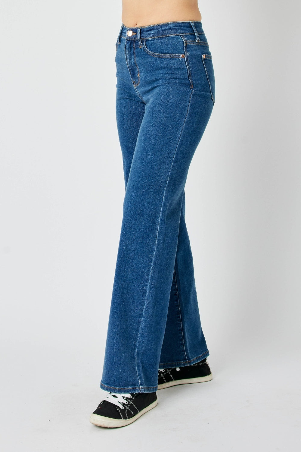 Judy Blue High Rise Vintage Classic Wide Leg Jeans #82553
