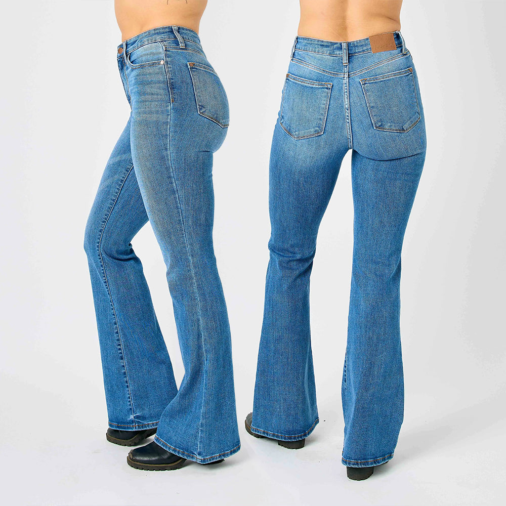 Judy Blue High Waist Classic Flare Jeans 82588
