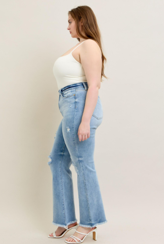 Judy Blue High Waist Flare Jeans W/ Shield Pockets 82650