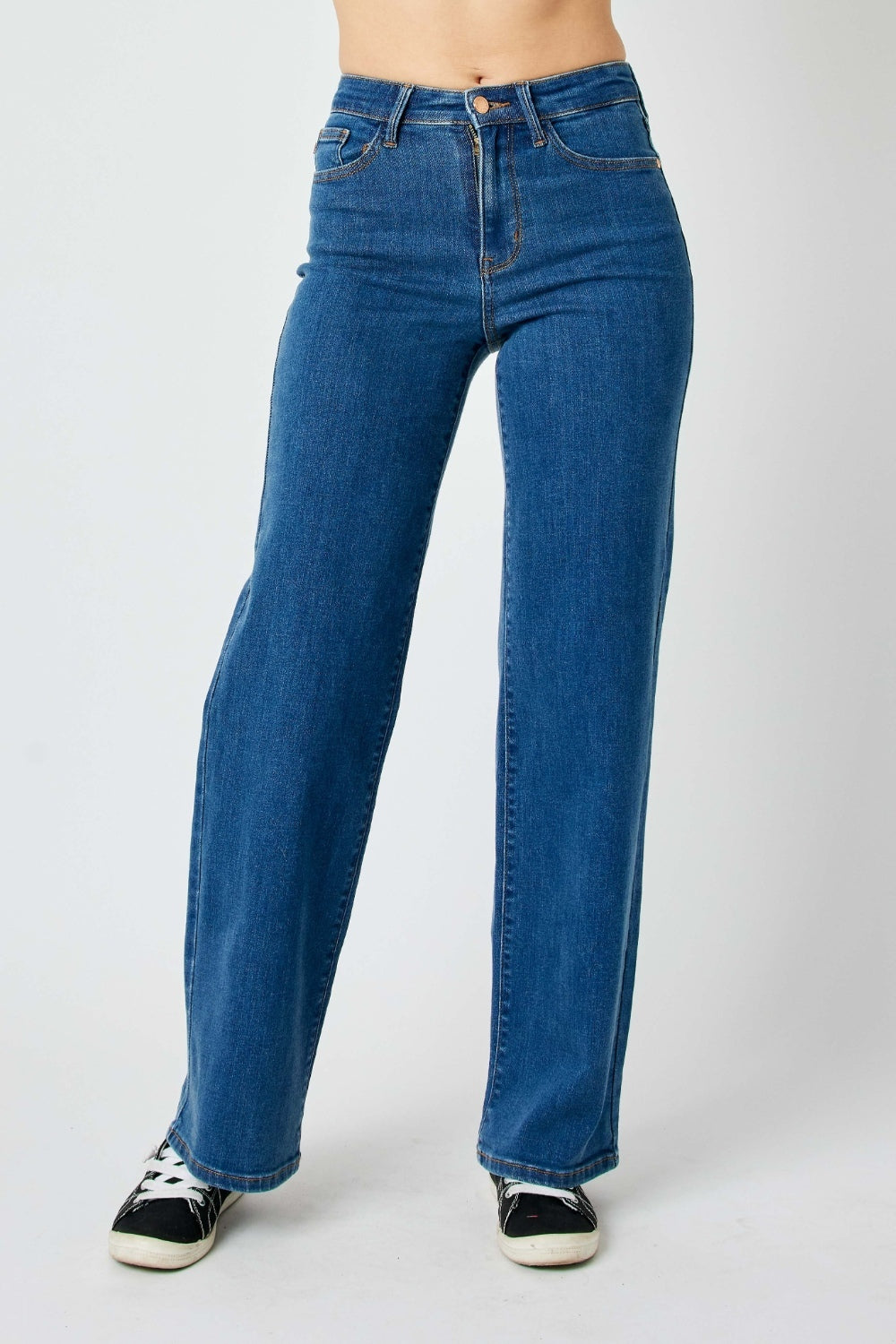 Judy Blue High Rise Vintage Classic Wide Leg Jeans #82553