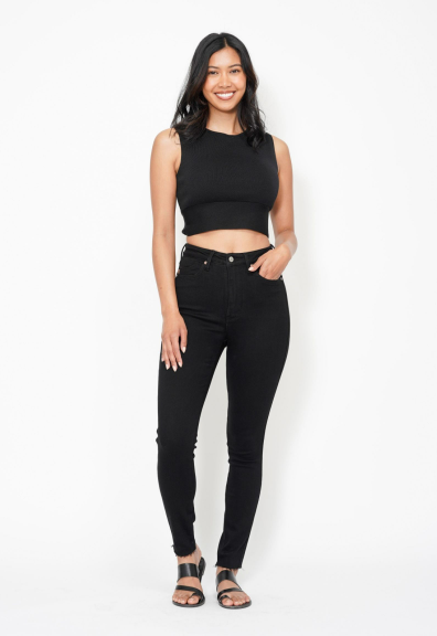 Judy Blue High Waisted Tummy Control Shield Pockets Skinny Jeans 88865