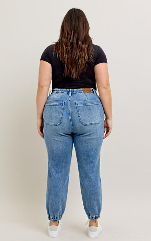 Judy Blue High Waist Denim Jogger Jeans #88948