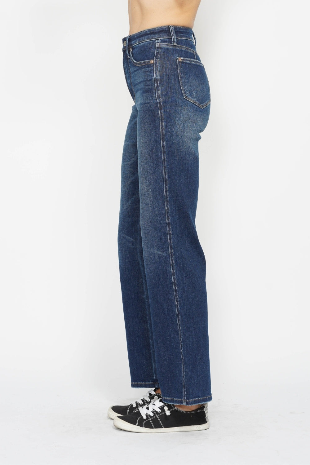 Judy Blue High Waist Tummy Control Classic Straight Leg Denim Jeans 88869