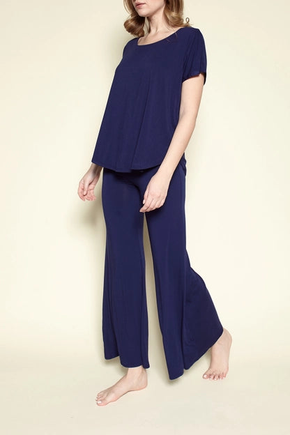 Studio Ko Organic Bamboo Lounge Set Casual Dolman Sleeve Top & Pants