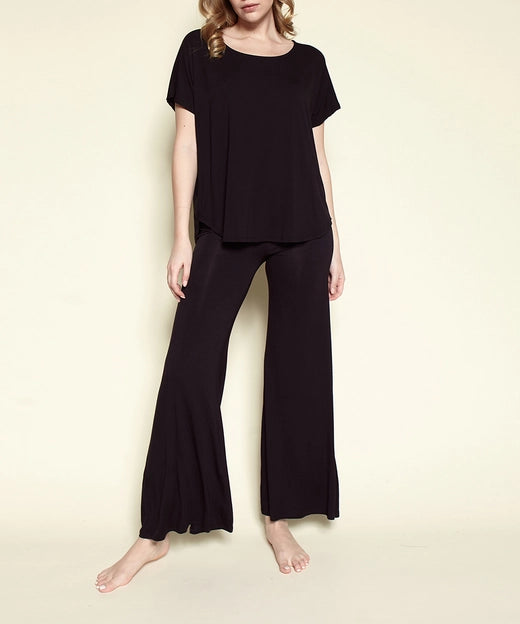 Studio Ko Organic Bamboo Lounge Set Casual Dolman Sleeve Top & Pants