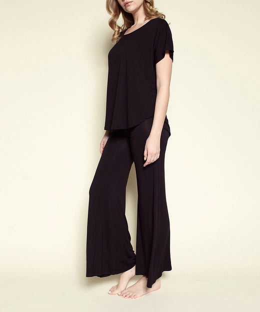 Studio Ko Organic Bamboo Lounge Set Casual Dolman Sleeve Top & Pants