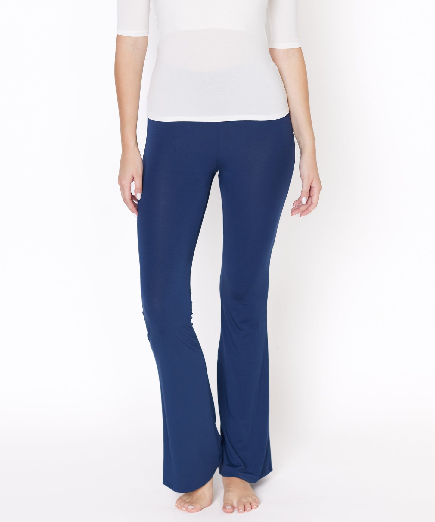Studio Ko Organic Bamboo Slim Bell Yoga Pants