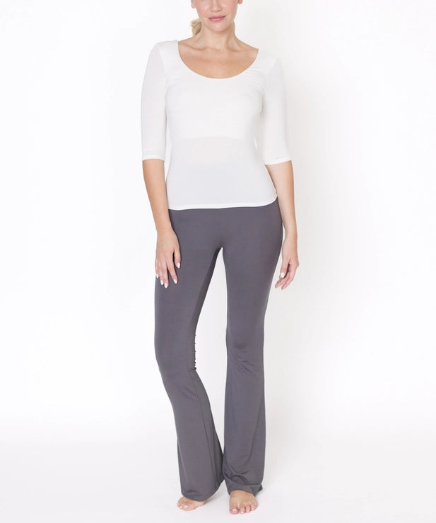 Studio Ko Organic Bamboo Slim Bell Yoga Pants