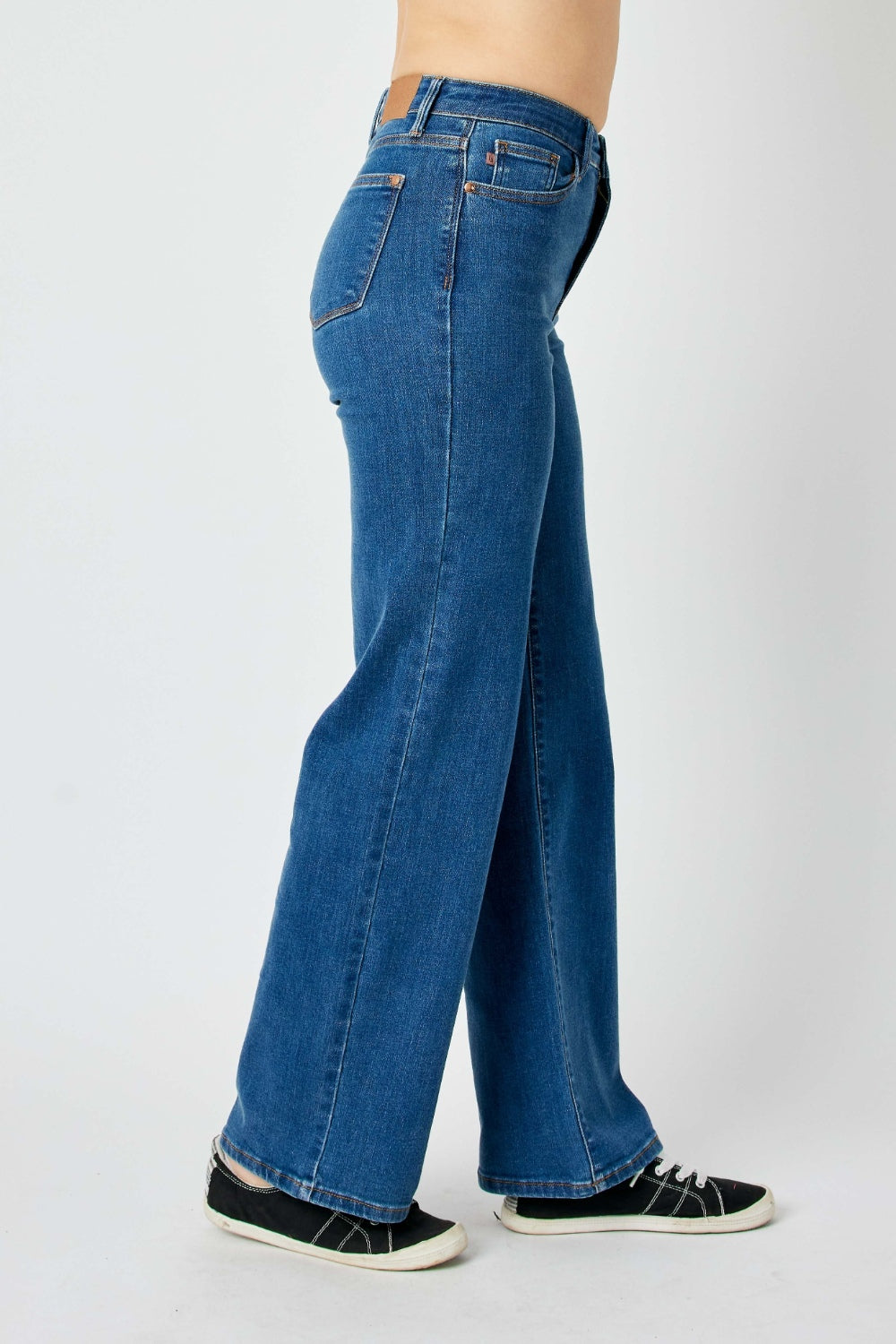 Judy Blue High Rise Vintage Classic Wide Leg Jeans #82553