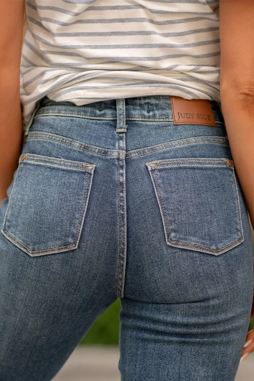 Judy Blue High Waist Classic Relaxed Denim Jeans #88687