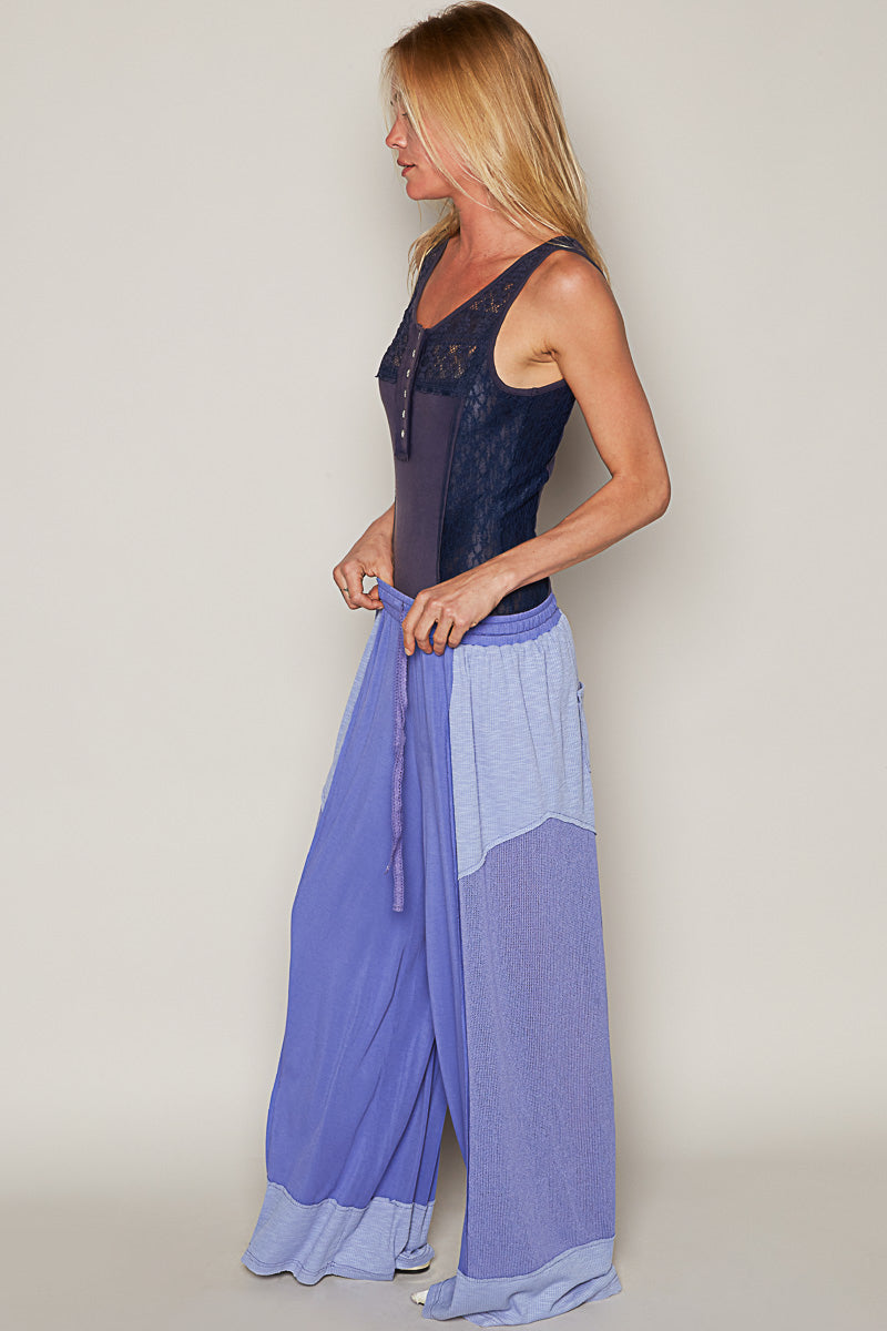 POL Drawstring Wide Leg Pants