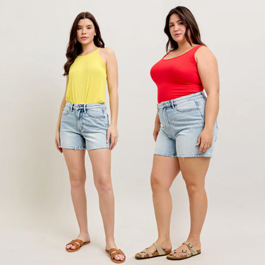 Judy Blue High Waist Rigid Magic Denim Shorts #150255