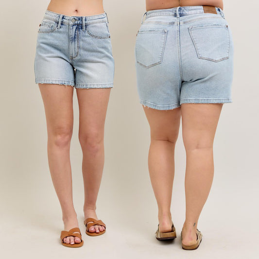 Judy Blue High Waist Rigid Magic Denim Shorts #150255