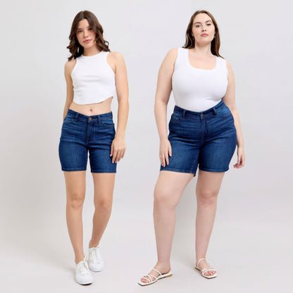 Judy Blue High Waist V-Front Bermuda Shorts #15293