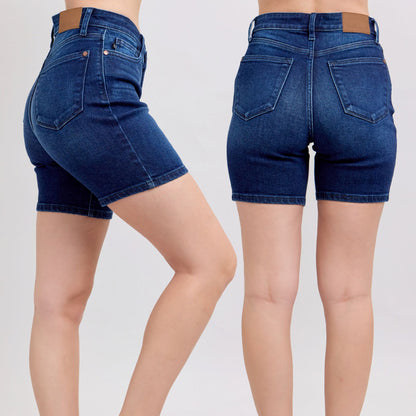 Judy Blue High Waist V-Front Bermuda Shorts #15293