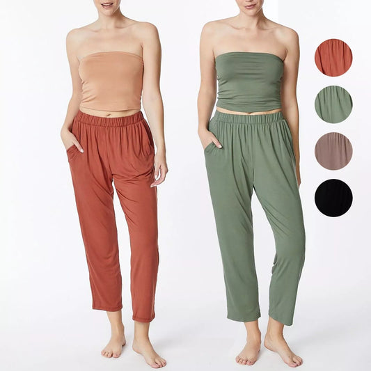 Studio Ko Organic Bamboo Classic Ankle Length Pants