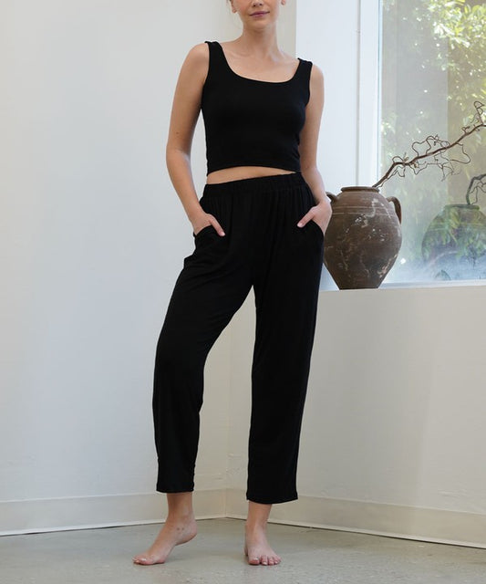 Studio Ko Organic Bamboo Classic Ankle Length Pants