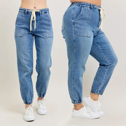 Judy Blue High Waist Denim Jogger Jeans #88948
