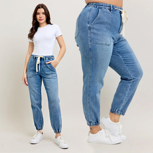 Judy Blue High Waist Denim Jogger Jeans #88948