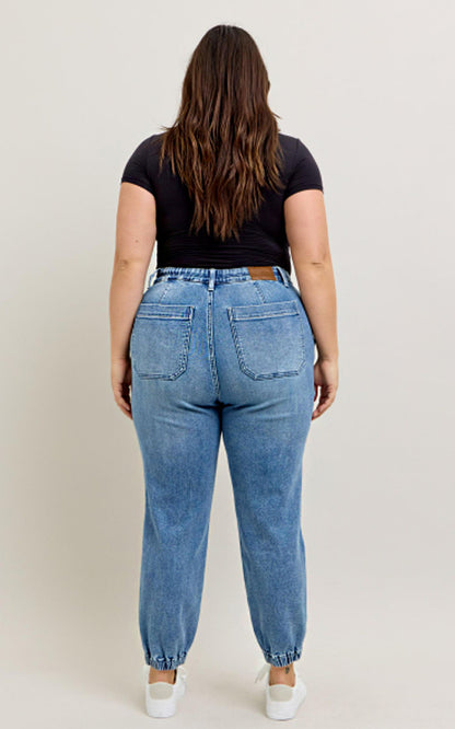 Judy Blue High Waist Denim Jogger Jeans #88948