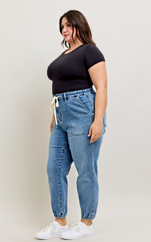 Judy Blue High Waist Denim Jogger Jeans #88948