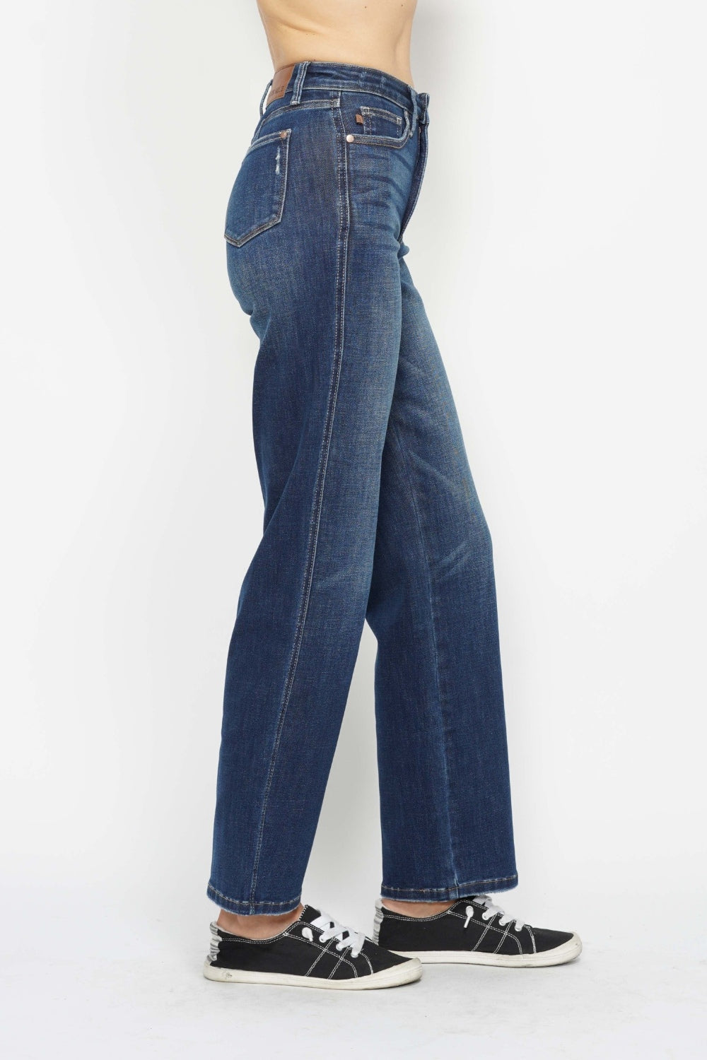 Judy Blue High Waist Tummy Control Classic Straight Leg Denim Jeans 88869