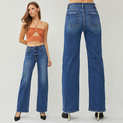 RISEN High Rise Straight Jeans RDP5542RT