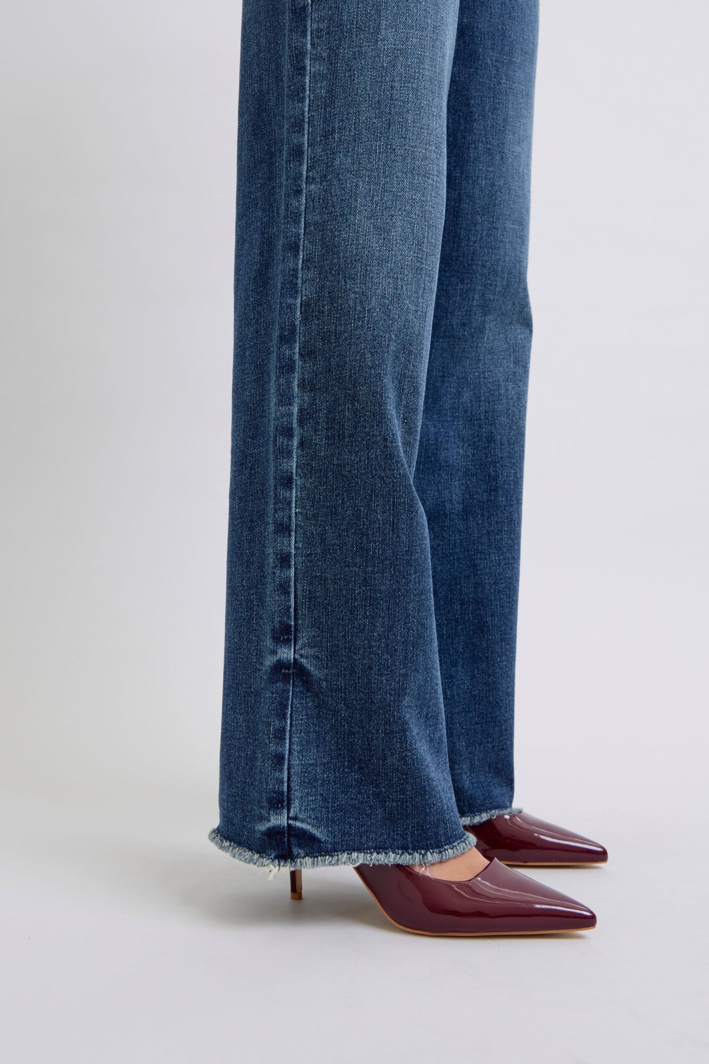 Judy Blue Mid Rise Wide Leg with Tint Denim Jeans 82640