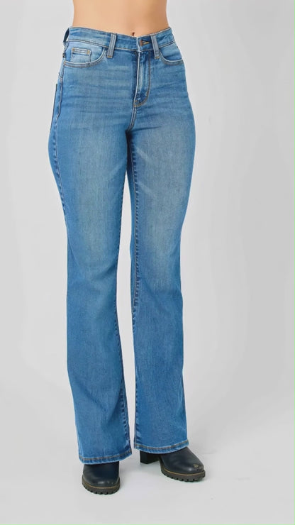 Judy Blue High Waist Classic Flare Jeans 82588